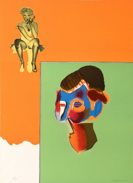 Plate 3, from the Portfolio “Album” von Allen Jones