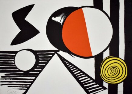 The S and the O von Alexander Calder