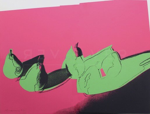 Andy Warhol, Pears (FS II.203), from the Portfolio “Space Fruit: Still Lifes”, 1979