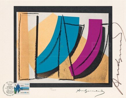 U.N. Stamp (FS II.185) von Andy Warhol