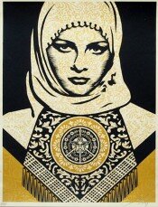 Arab Woman (Gold)