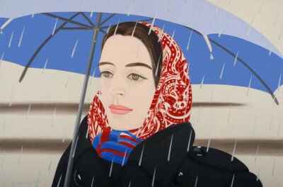 Blue Umbrella von Alex Katz