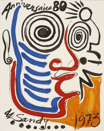 From « L’Émerveillé merveilleux, Hommage à Joan Miró » von Alexander Calder