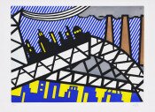 Illustration for ‘Bayonne en Entrant dans NYC’, from La Nouvelle Chute de l'Amérique