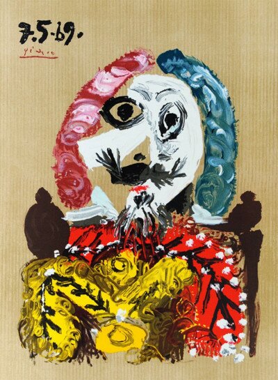 Pablo Picasso, Portrait Imaginaire 7.5.69, 1969, kaufen Portrait Imaginaire 7.5.69 von Pablo Picasso