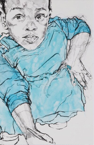 Claudette Johnson, Child Painting, 2021, kaufen Child Painting von Claudette Johnson