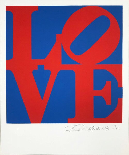 Robert Indiana, The Book of Love 2, 1996