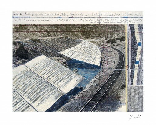 Christo, Over The Arkansas River, Project A, 1992/2017