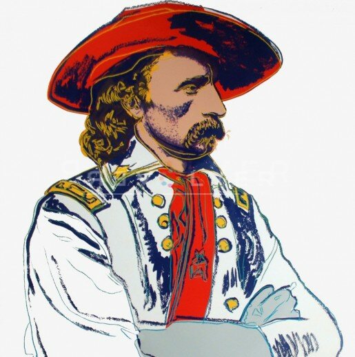 Andy Warhol, General Custer (FS II.379), from the Portfolio “Cowboys and Indians”, 1986