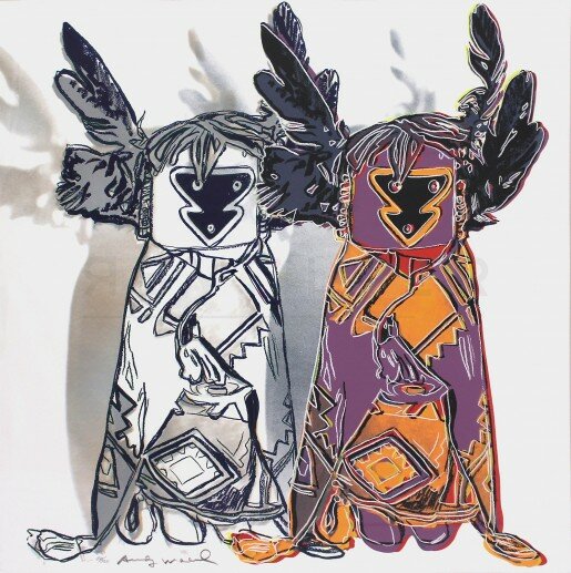 Andy Warhol, Kachina Dolls (FS II.381), from the Portfolio “Cowboys and Indians”, 1986