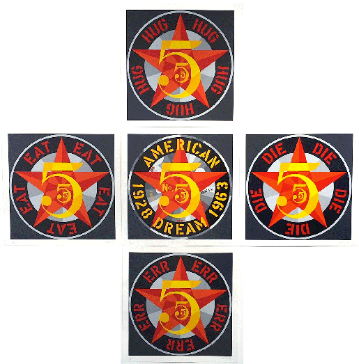 Robert Indiana, American Dream #5, 1980
