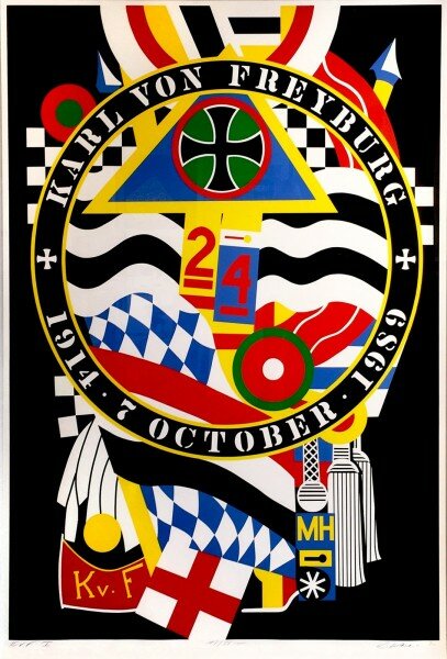 Robert Indiana, KvF I, from the Portfolio “Hartley Elegy”, 1990
