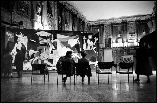 René Burri, Palazzo Reale, Milan, Picasso Exhibition, 1953