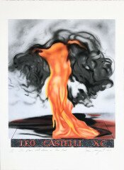 The Flame Still Dances on Leo's Book (not in Glenn) from the portfolio of Leo Castelli's 90th Birthday