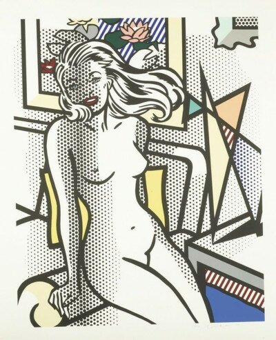Nude with Yellow Pillow von Roy Lichtenstein