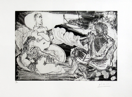 Le Joueur de Diaule von Pablo Picasso