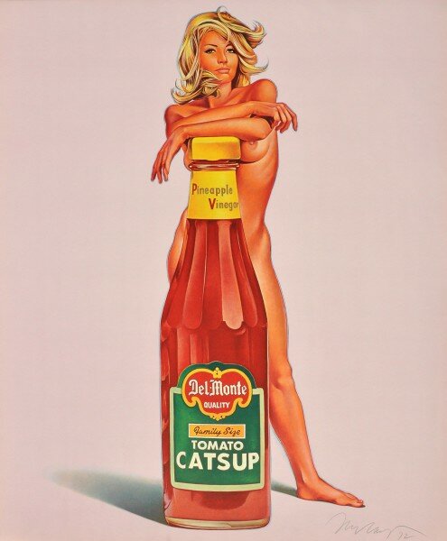 Mel Ramos, Tomato Catsup / Della Monty, 1972