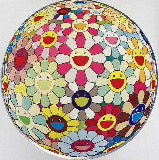 Takashi Murakami, Flower Ball Margaret (3D), 2008