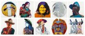 Cowboys and Indians (FS II.377 - FS II.386), complete Portfolio