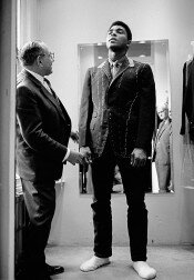 Ali is Measured for a Suit, London