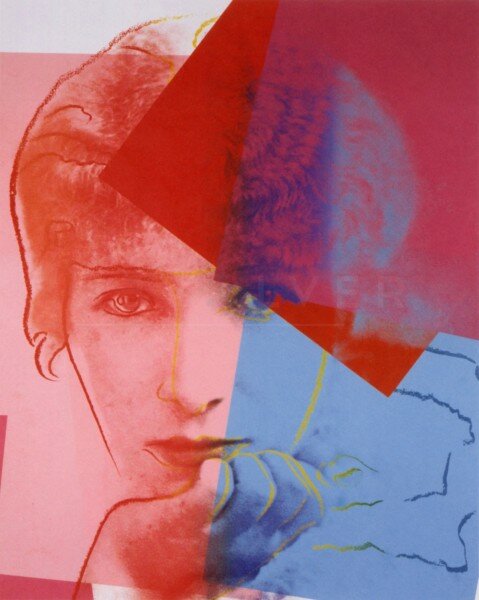 Andy Warhol, Sarah Bernhardt (FS II.234), from the Portfolio “Ten Portraits of Jews of the Twentieth Century”, 1980