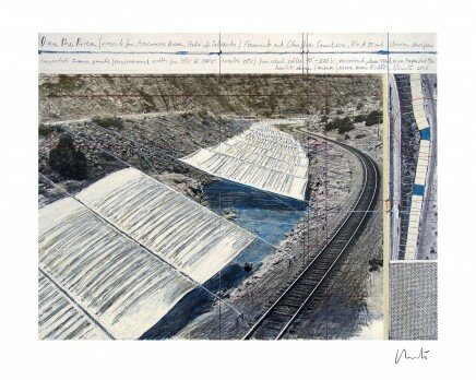 Christo, Over The Arkansas River, Project A, 1992/2017, kaufen Over The Arkansas River, Project A von Christo