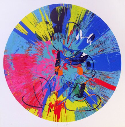Beautiful Mickey (Spin) von Damien Hirst