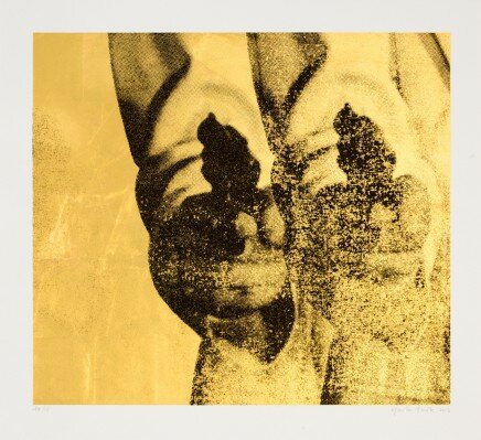 Double Gold Pop Gun von Gavin Turk