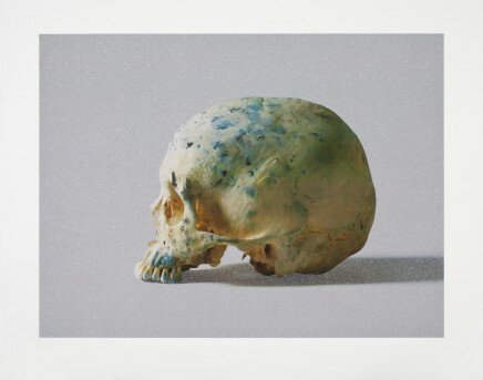 Studio Half Skull, half face von Damien Hirst