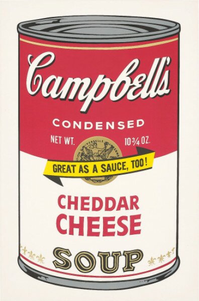 Andy Warhol, Cheddar Cheese (FS II.63), from the Portfolio “Campbell's Soup II”, 1969