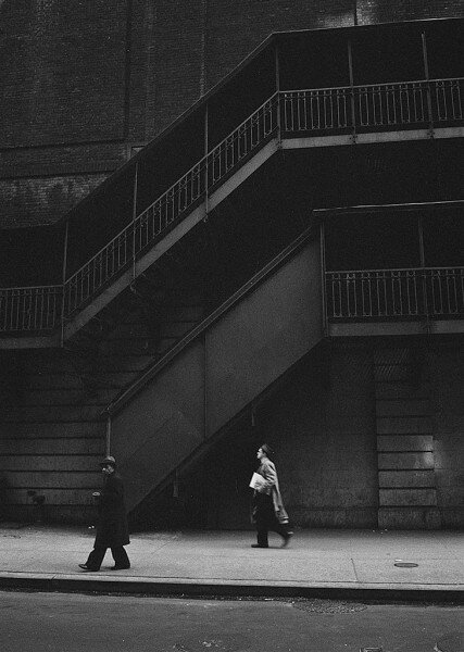 Thomas Hoepker, Men in the Street, New York, 1960