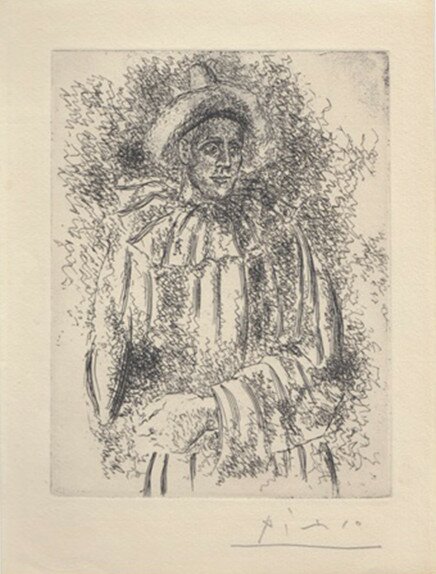 Pierrot (Massine en Pierrot) von Pablo Picasso