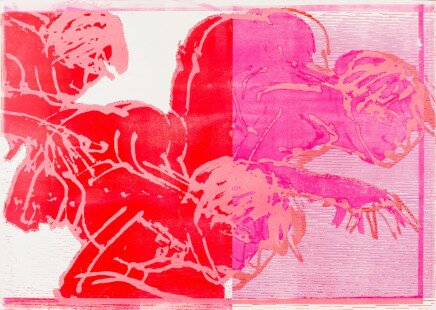 Selfportrait (Red Version) von Luciano Castelli