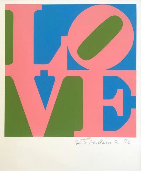 Robert Indiana, The Book of Love, 1996