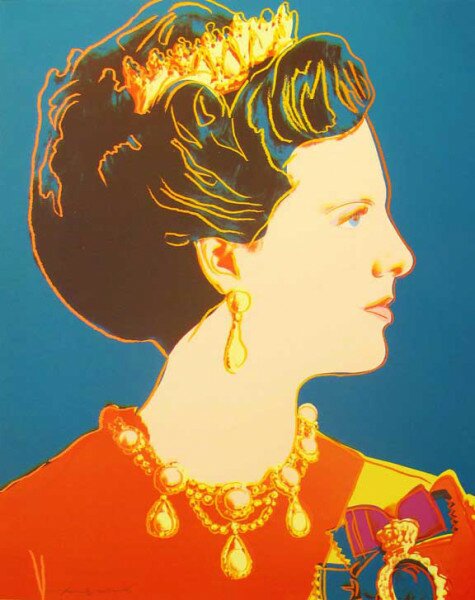 Andy Warhol, Queen Margrethe II of Denmark (FS II.343), from the Portfolio “Reigning Queens”, 1985