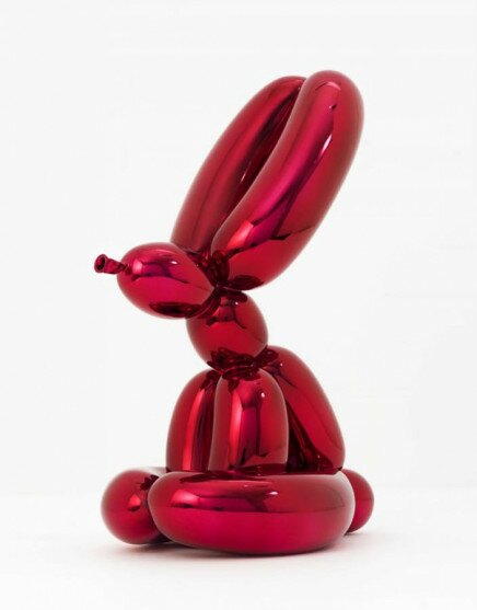 Red Balloon Rabbit von Jeff Koons