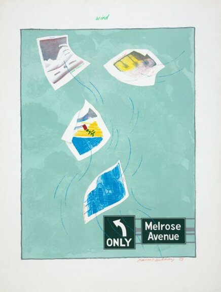 Wind, From the Weather Series von David Hockney