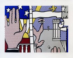 Inaugural Print (from the Inaugural Impressions portfolio) von Roy Lichtenstein