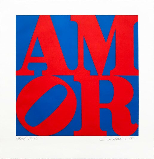 Robert Indiana, AMOR, 1994
