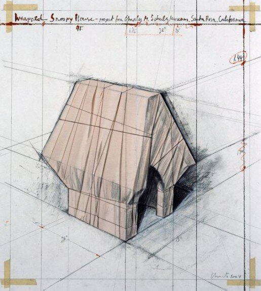 Christo, Wrapped Snoopy House, 2004