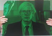 Andy Warhol in his Factory, New York