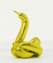 Yellow Balloon Swan