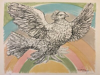 Pablo Picasso, Le Colomb Volant, 1952, kaufen Le Colomb Volant von Pablo Picasso