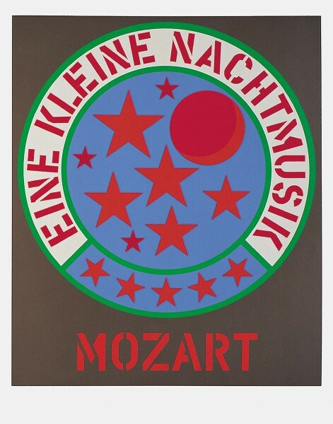 Robert Indiana, Mozart - Eine kleine Nachtmusik, 1971