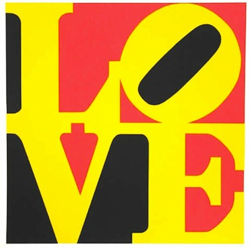 Robert Indiana, Love #9, from the Book Of Love, 1996