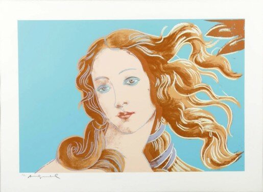 Andy Warhol, Details of Renaissance Paintings (Sandro Botticelli, Birth of Venus, 1482) (FS II.319), 1984