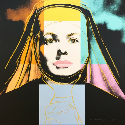 Andy Warhol, The Nun (FS II.314), from the Portfolio “Ingrid Bergman”, 1983