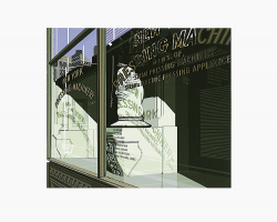 &ldquo;Pressing Machinery&rdquo; from the Portfolio &ldquo;Urban Landscape II&rdquo; von Richard Estes