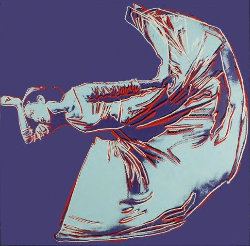 Andy Warhol, Letter to the World (The Kick) (FS II.389) from the Portfolio “Martha Graham” (Unique), 1986