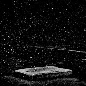 Snowfall Outside a Shuttered K-Mart, USA, Flint, Michigan